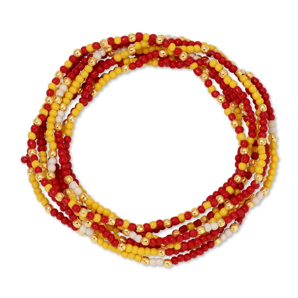 Stretch Seed Assorted Bead GAME DAY Bracelets