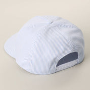 Light Blue Golden Retriever Seersucker Hat