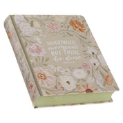 KJV Sage Green Floral Bible