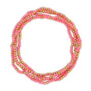 Solid Color 2mm Seed Bead Bracelets