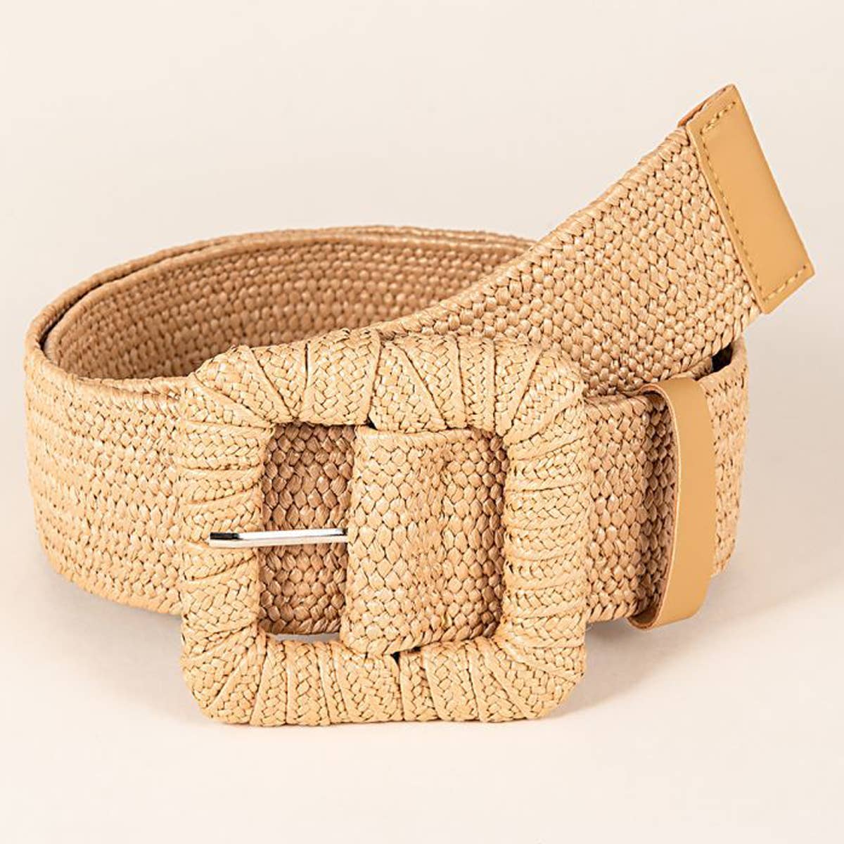 Woven Elastic Waistband Belt