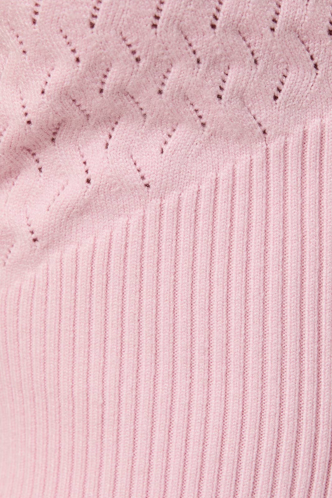 Light Pink Pointelle Top