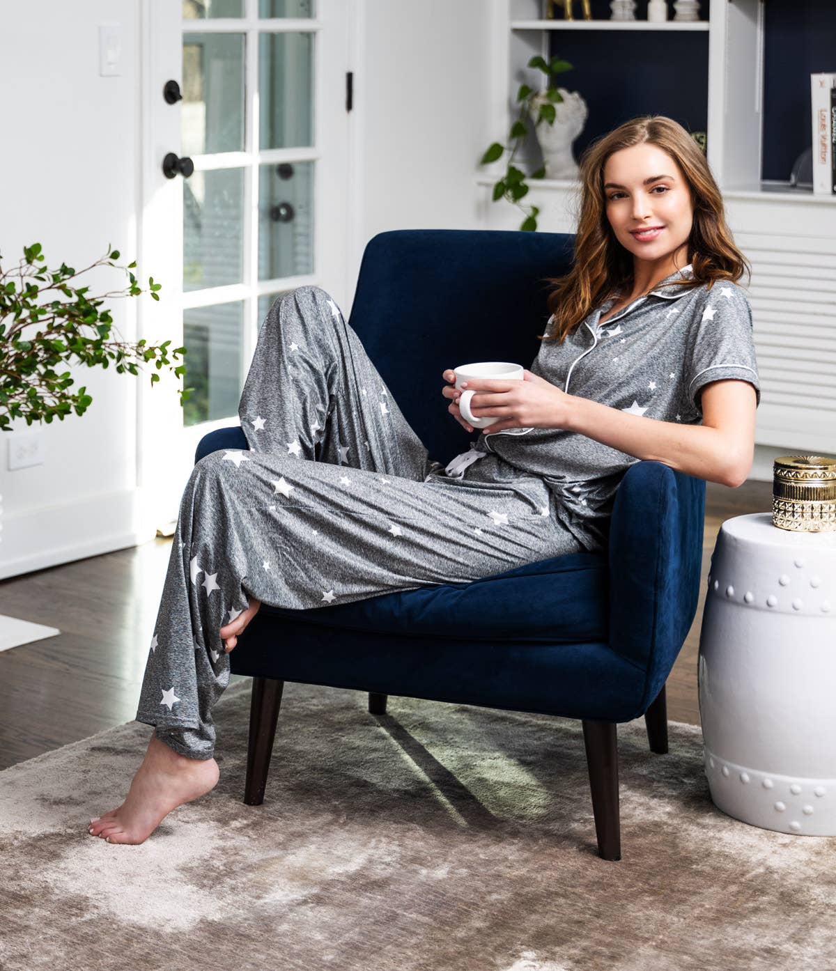 Printed Pajama Pants