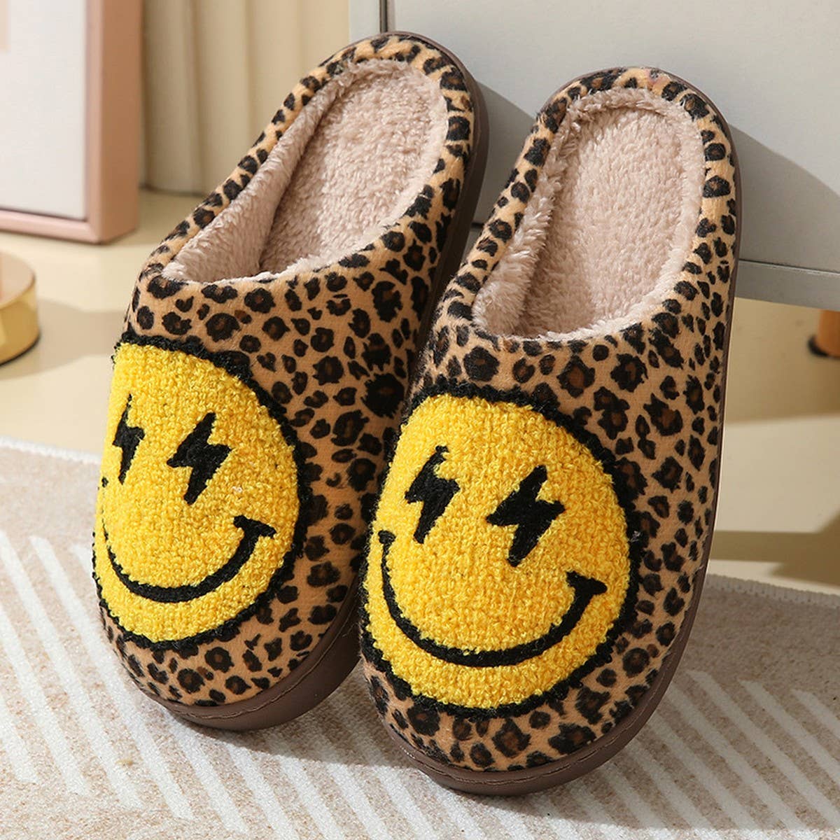 Smiley Face Slippers