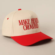 Brown Make Heaven Crowded Trucker Hat