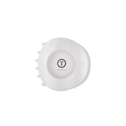 Flat Circle Hair Clip | Medium | Coconut White