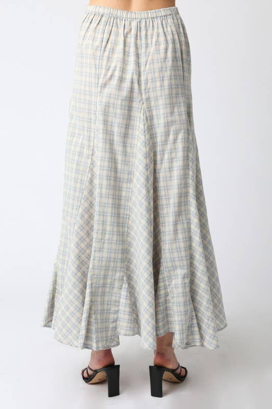 Lisa Checkered Skirt