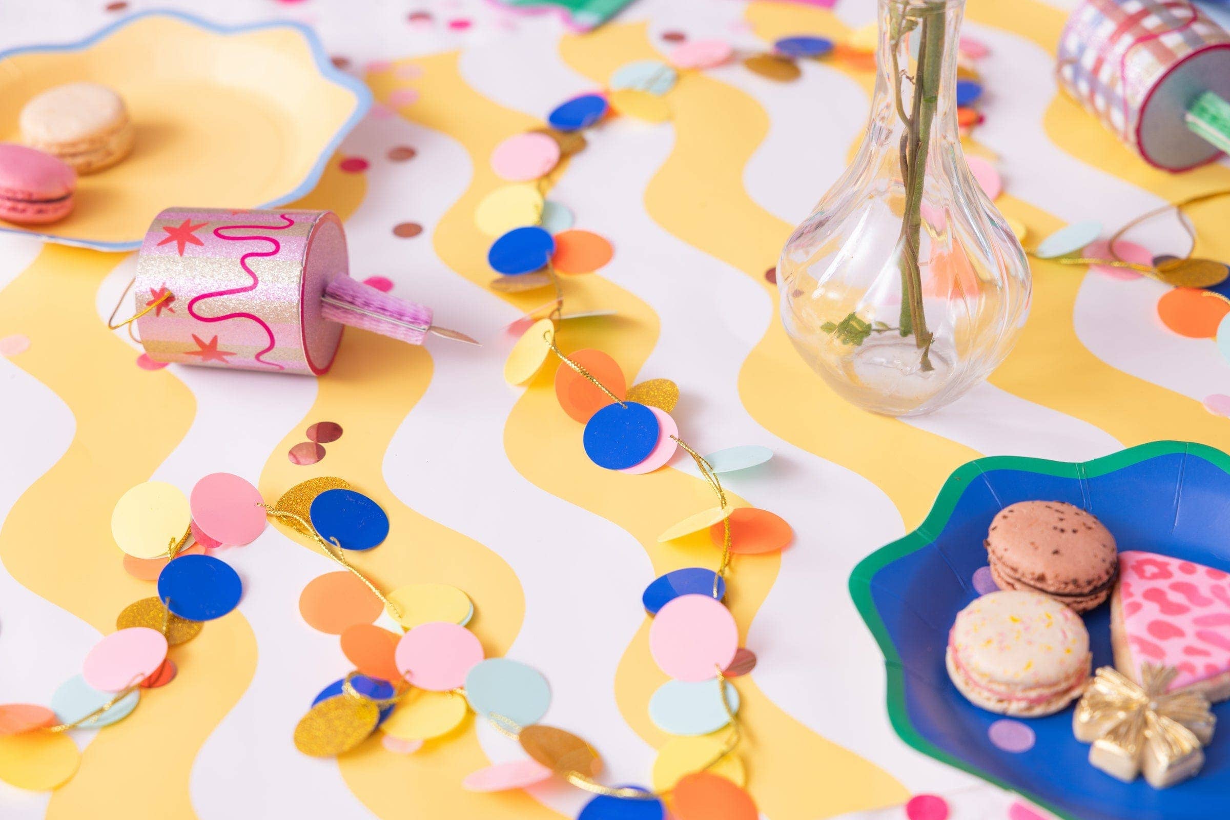 Rainbow Confetti Garland — view 4