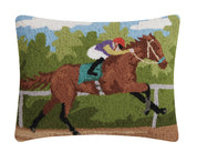 Racing Horse Hook Pillow