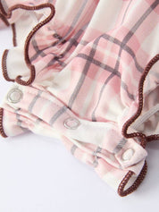 Western Horse Embroidered Smocked Romper