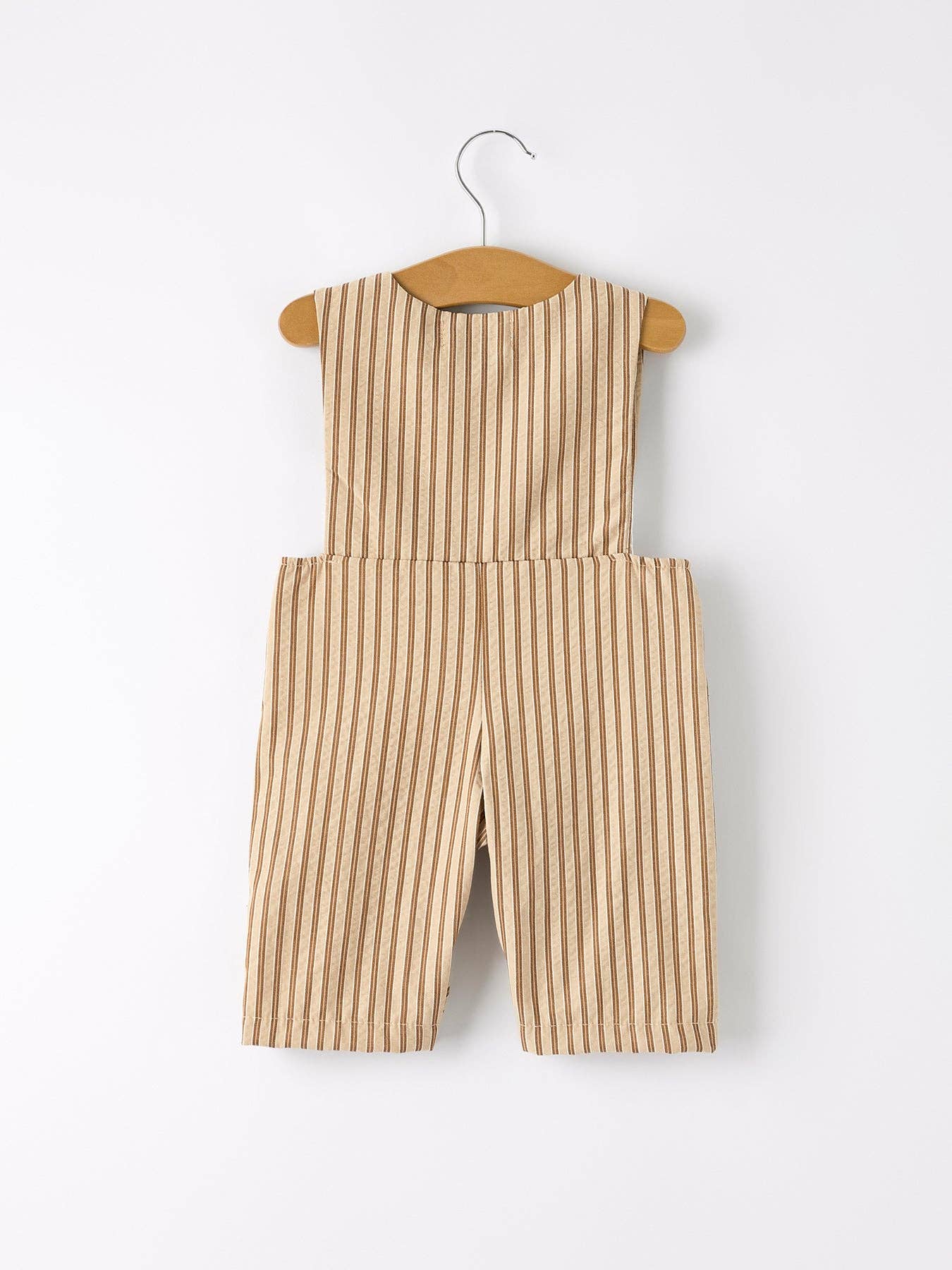 Stripe Smocked Cross Boys' Romper