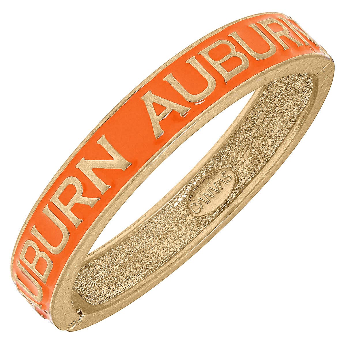 Auburn Tigers Enamel Hinge Bangle