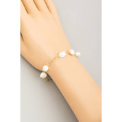Pearl Beaded Chain Bracelet