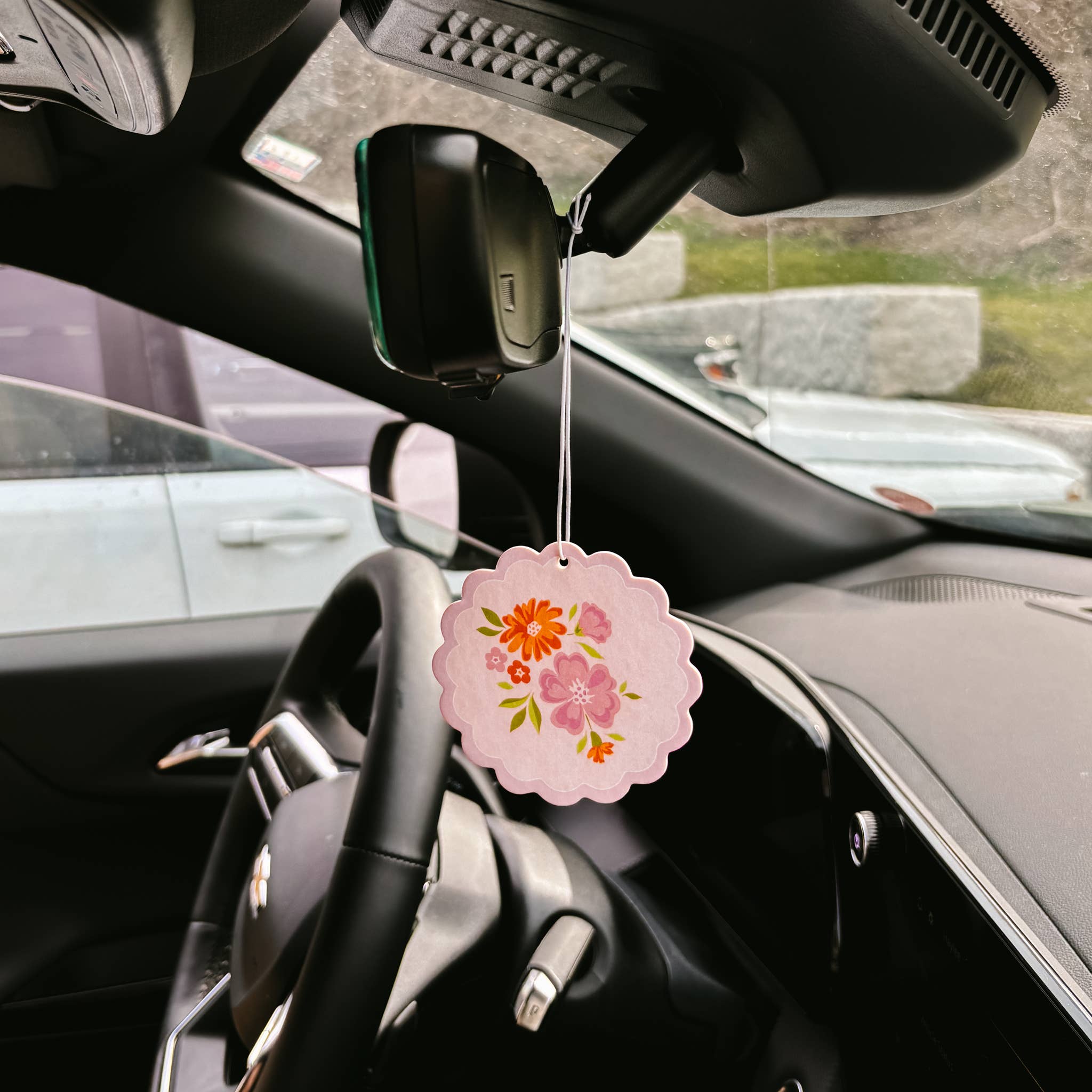 Sweet Ride Car Air Freshener-Dainty Floral Pink