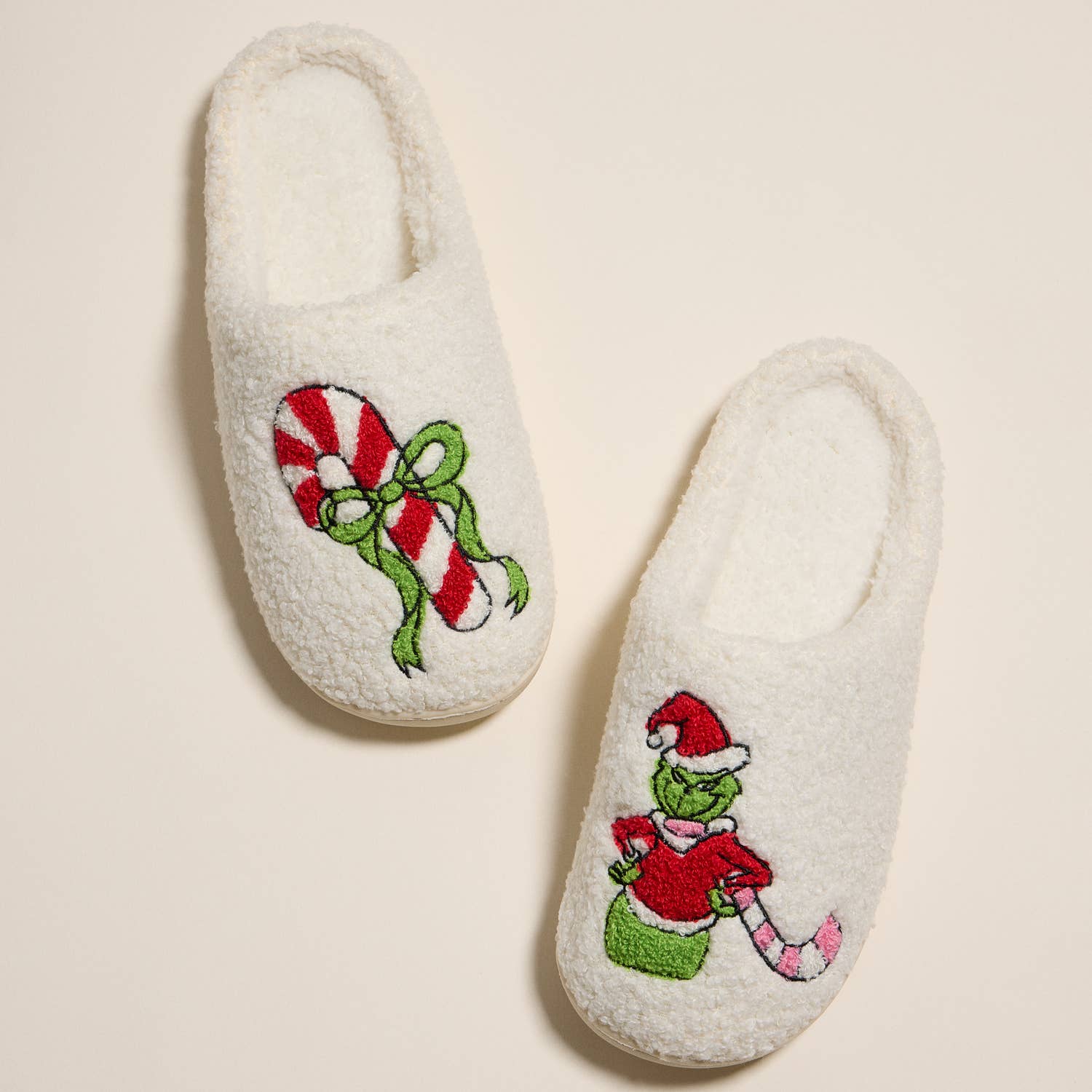 Red Grinch HolidayChristmas Slippers