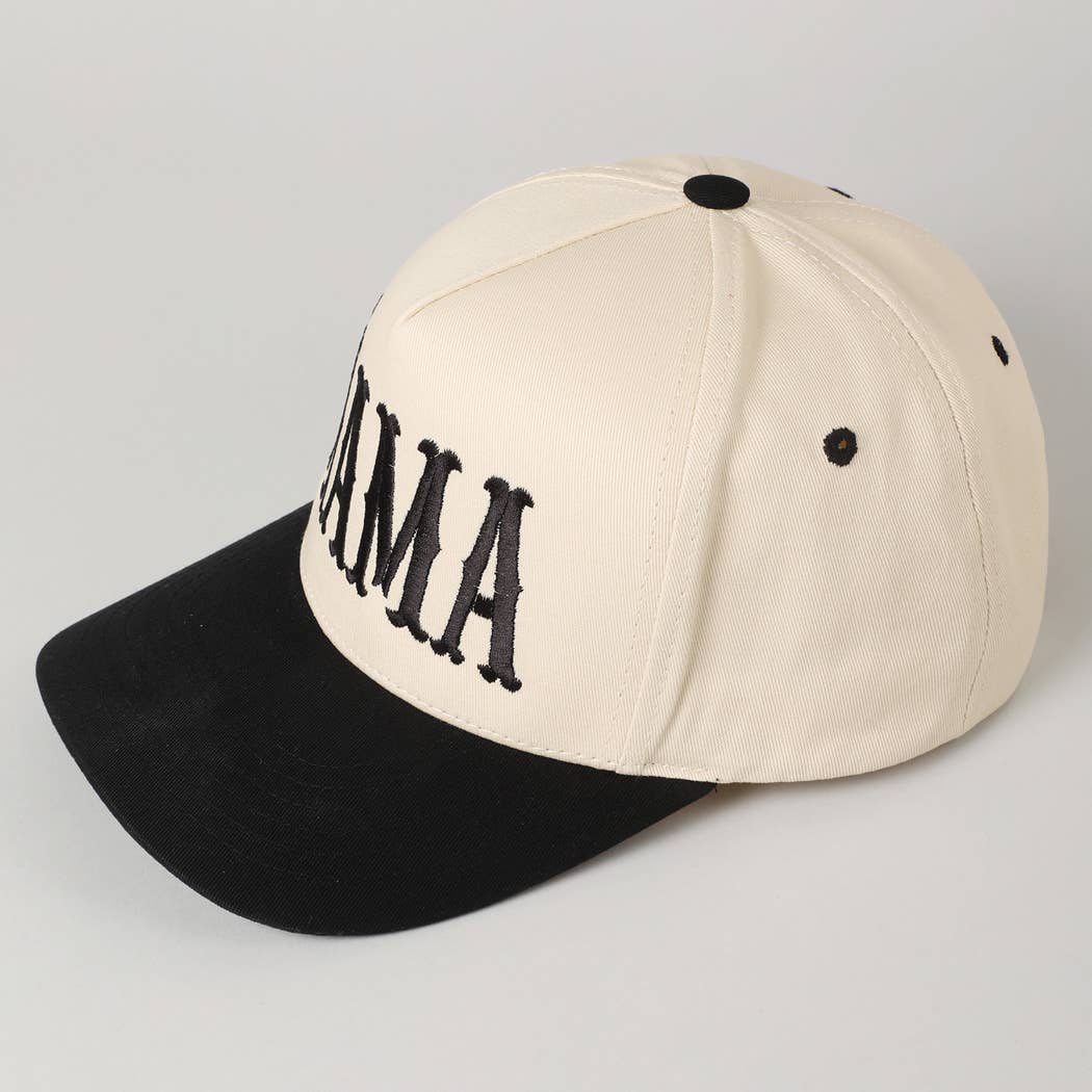 Mama Baseball Cap/ Black