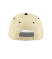 Cream & Black Dad Snapback