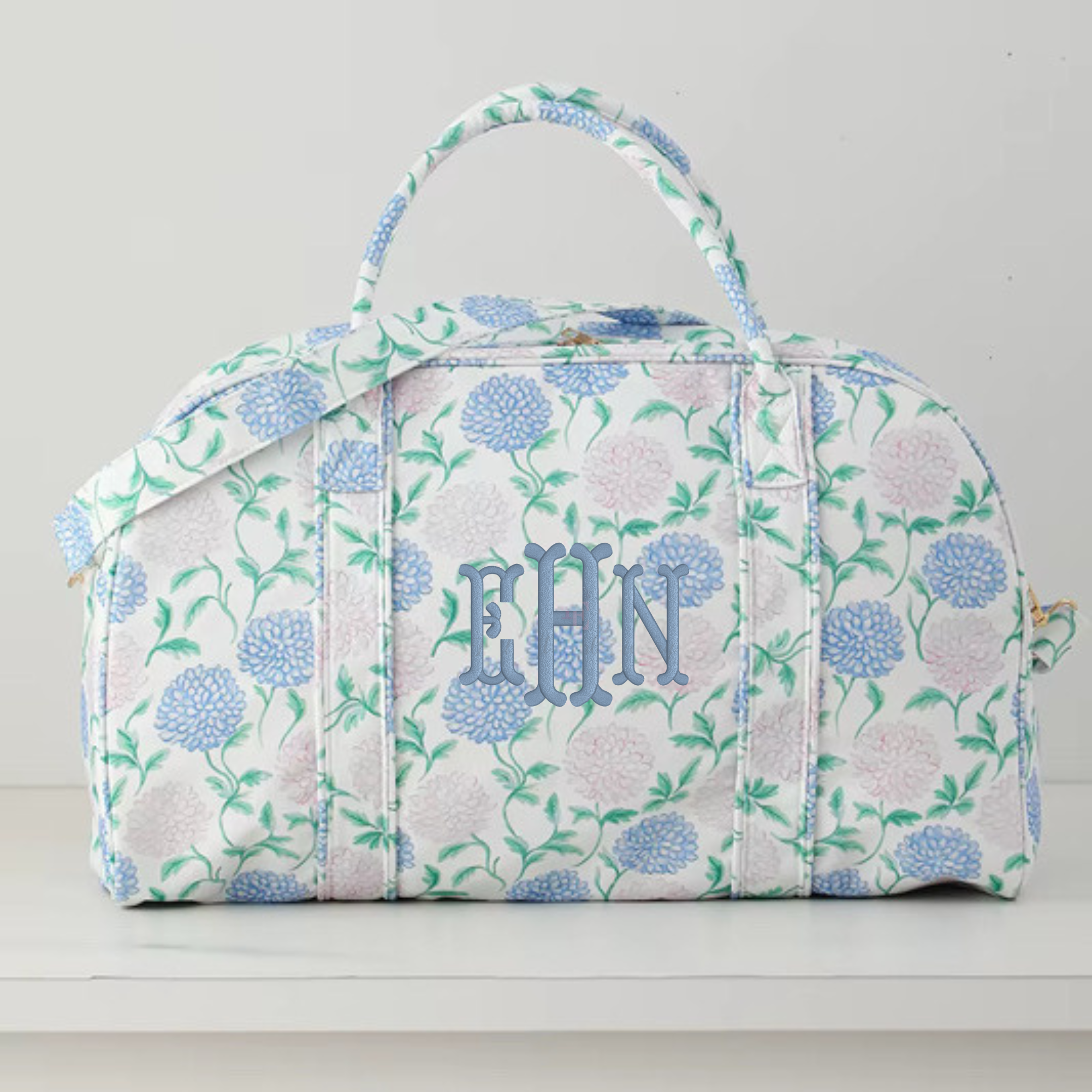 Hydrangea Horizon Weekender Duffel Bag