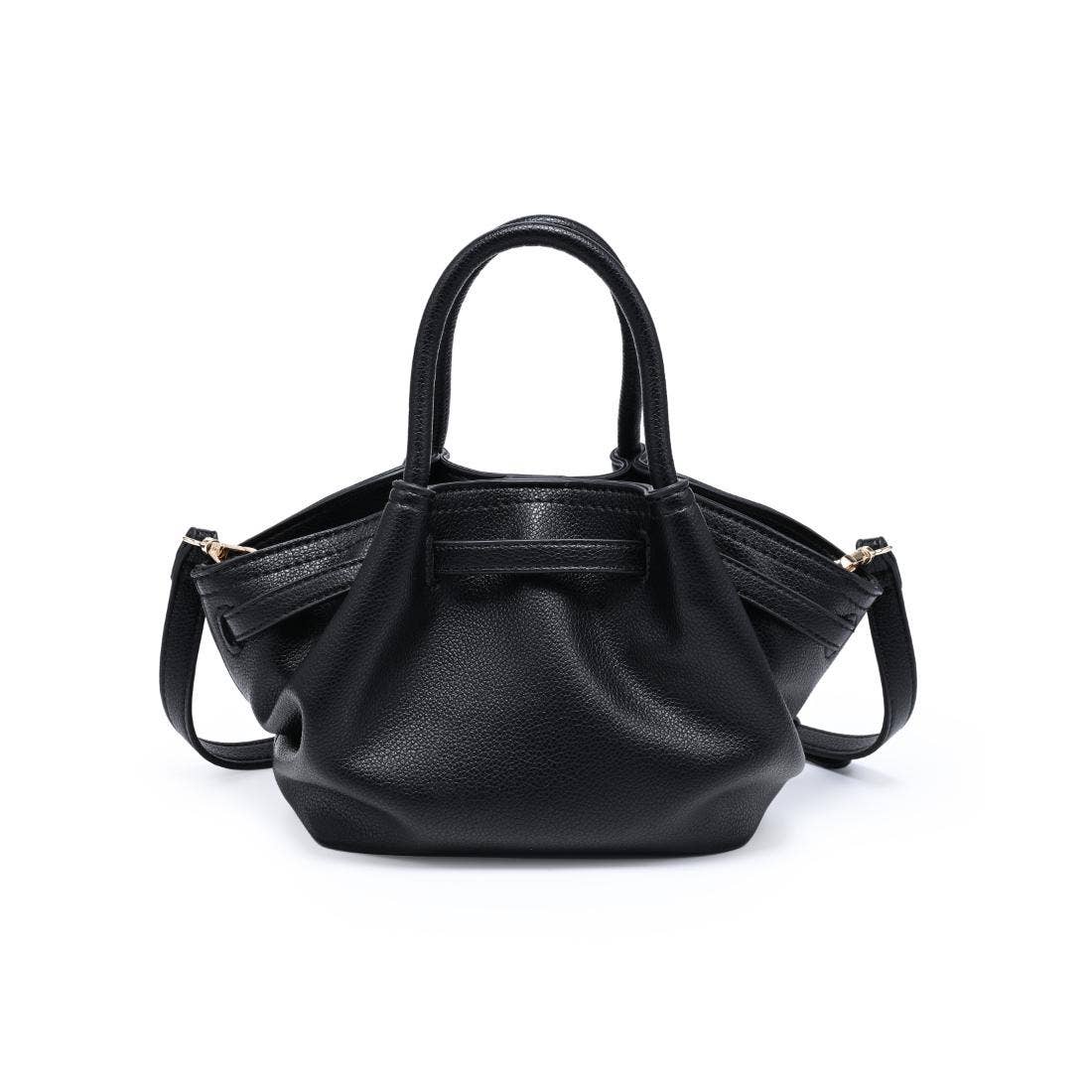 Black Selena Chic Crossbody showing magnetic snap