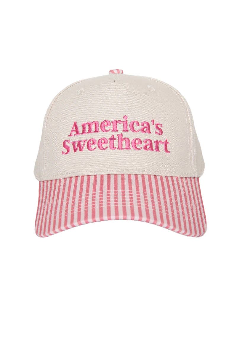 Pink America's Sweetheart Trucker Hat
