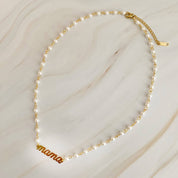 Mama Pearl Chain Necklace