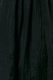 Black Bow Detail Halter Top