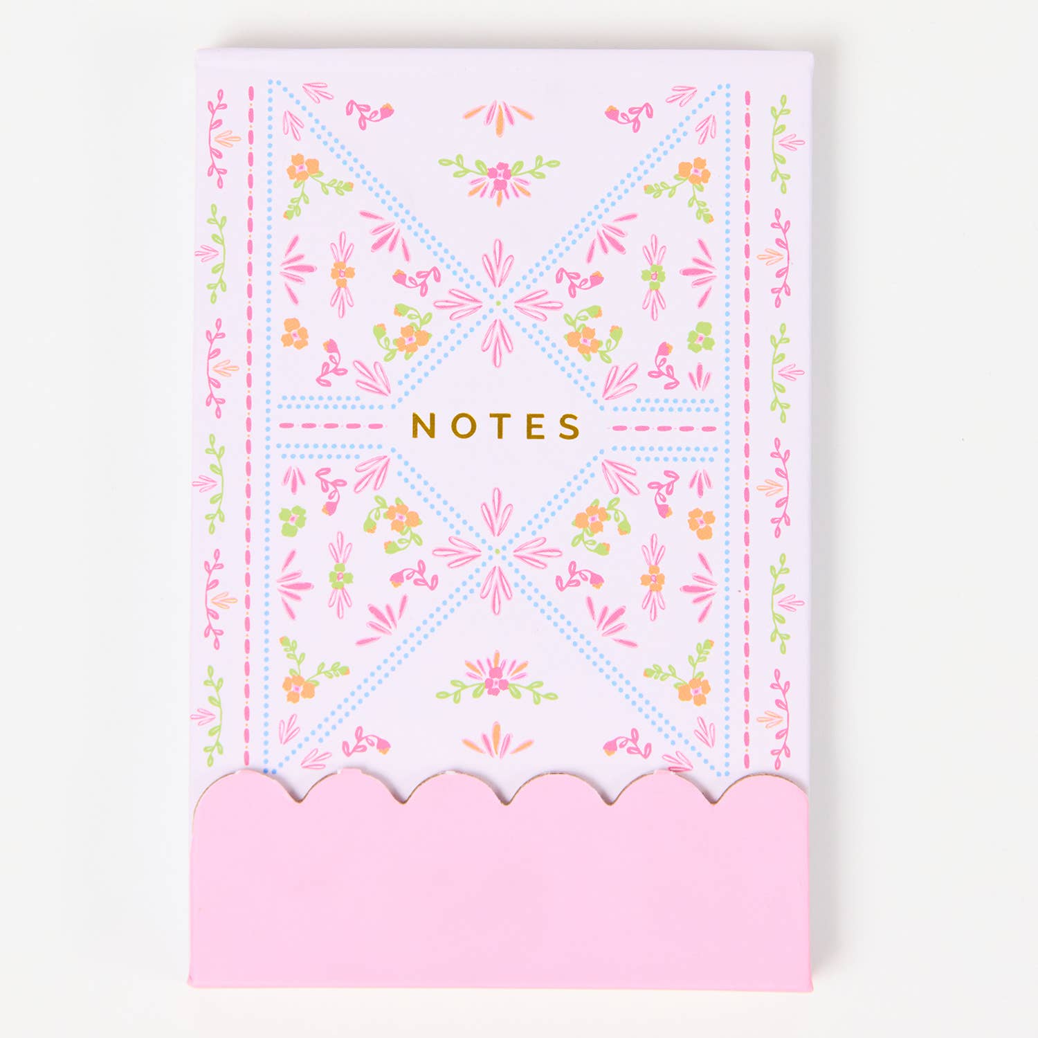 Flip Notepad Floral Stitch