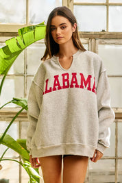 Alabama Reversible Oversized Pullover
