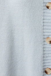 Light Blue Short Sleeve Cardigan