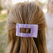 Flat Rectangle Hair Clip | Small | Lavender Mist