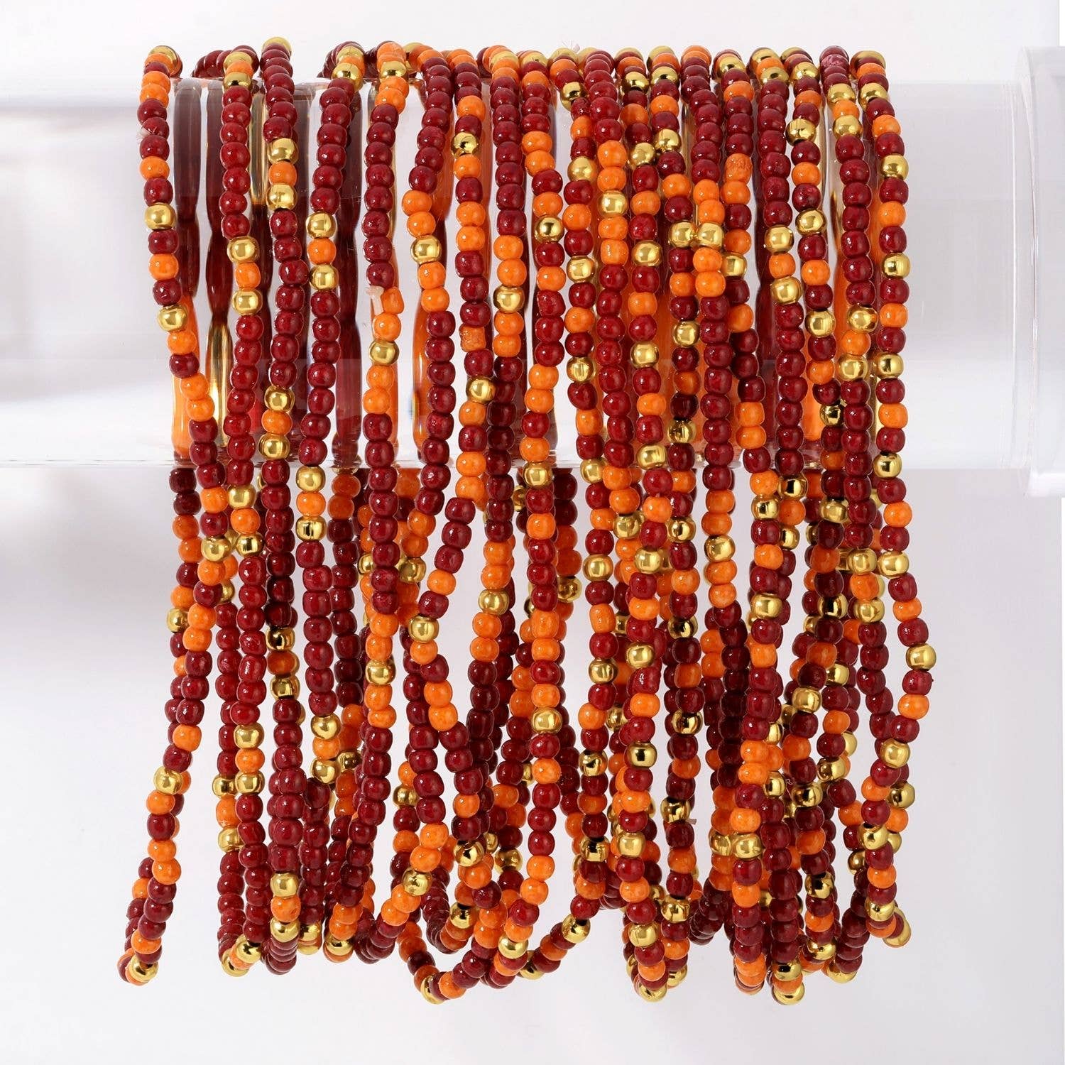 Stretch Seed Assorted Bead GAME DAY Bracelets