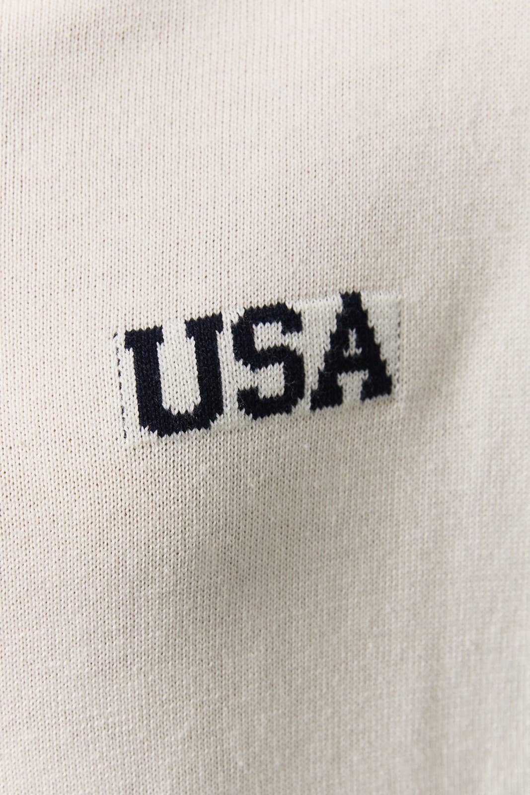 "USA" Half Zip Sweater
