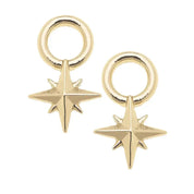Gold North Star Charm — accessory for necklaces, bracelets, and earrings!