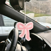 Sweet Ride Car Air Freshener-Bow Pink