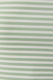 Green Stripe Off Shoulder Top