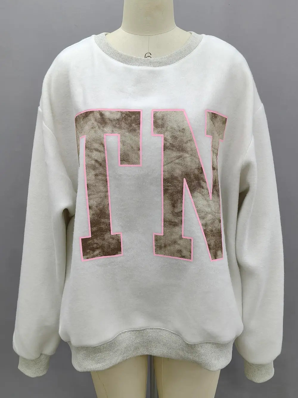 Grey & Camo Tennessee Crewneck