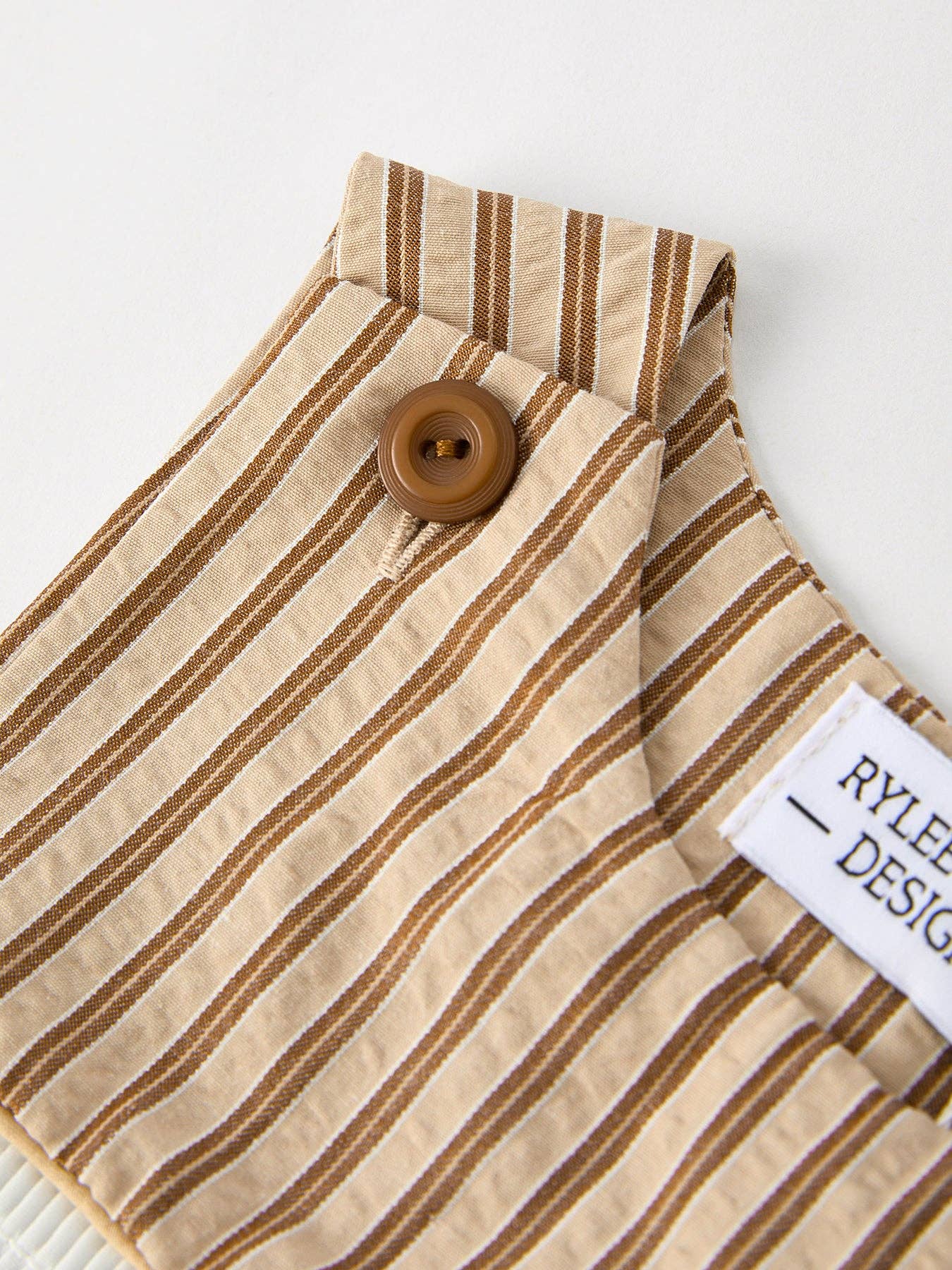 Stripe Smocked Cross Boys' Romper