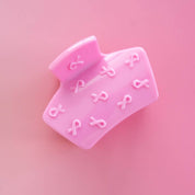 Classic Hair Clip | Petite | Pink Ribbon