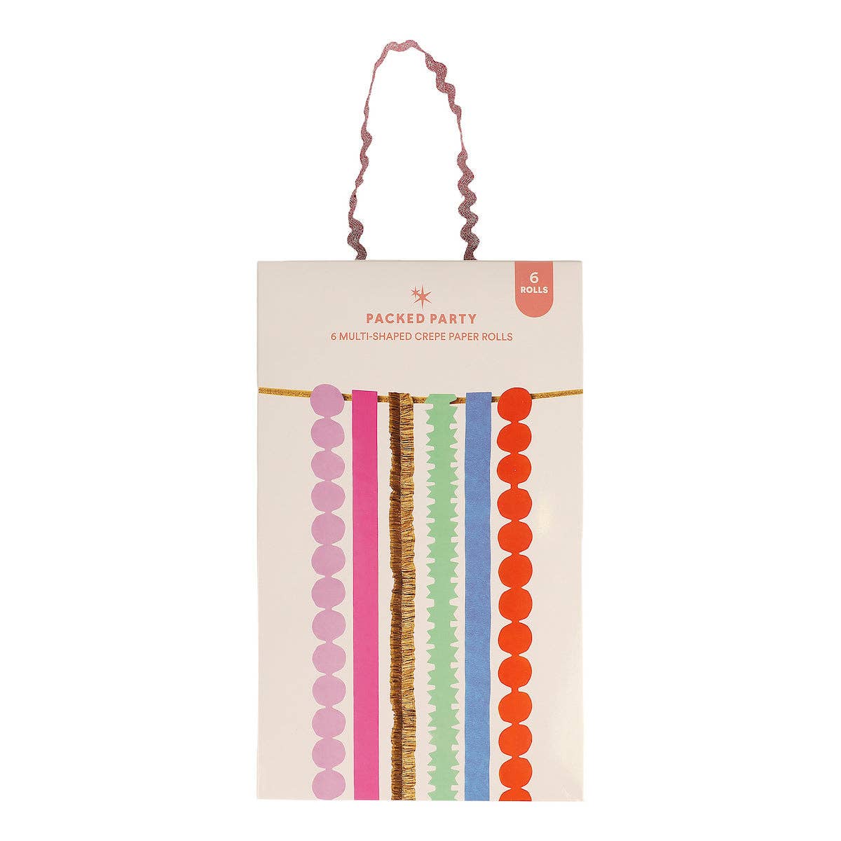 Multicolor Party Streamer Set showing reusable