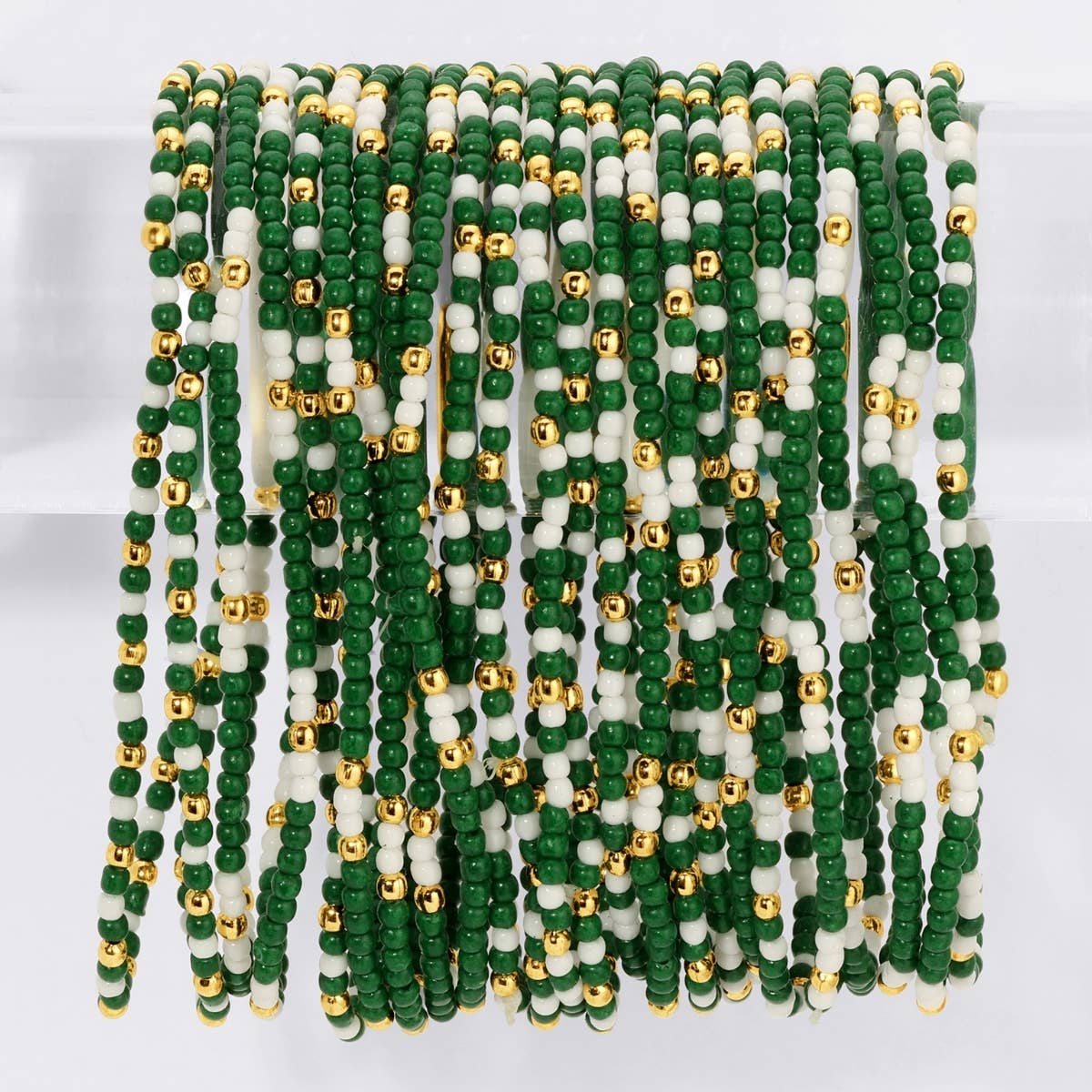 Stretch Seed Assorted Bead GAME DAY Bracelets