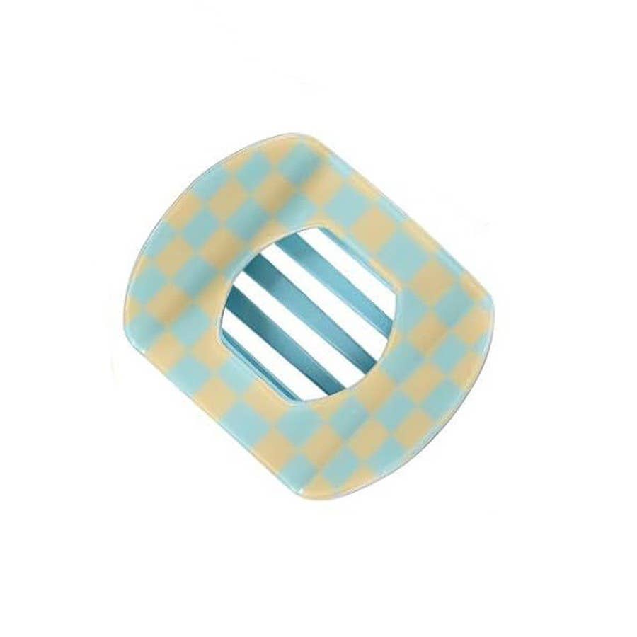 Blue & Yellow Lay Flat Clip