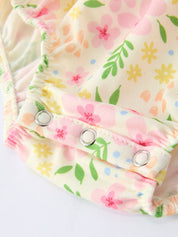 Easter Bunny Baby Girl Romper