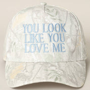 You Look Like You Love Me Cap/ Blue