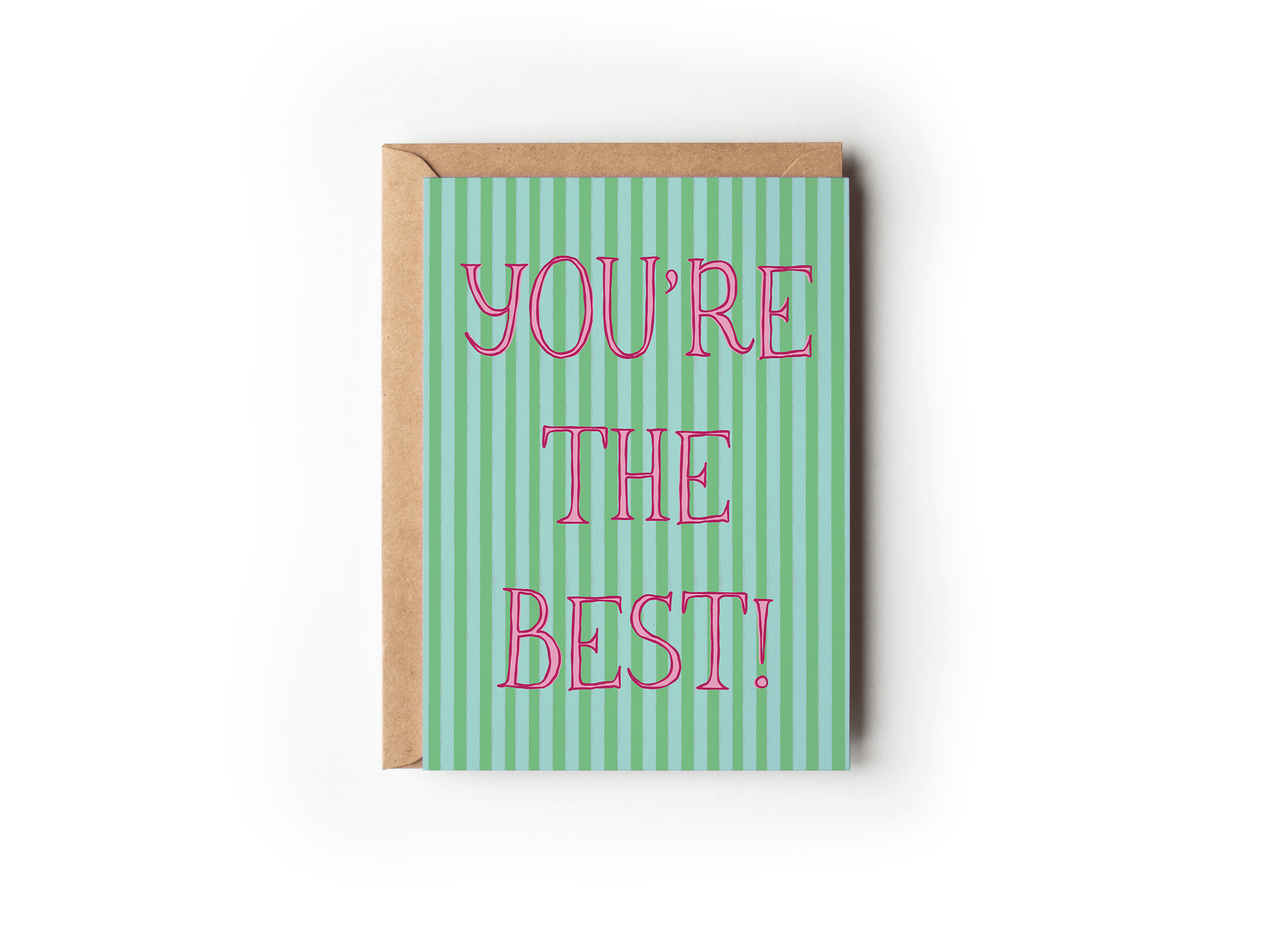 You're The Best! Appreciation Thank You Greeting Card