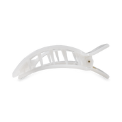 Coconut White Medium Square Flat Hair Clip