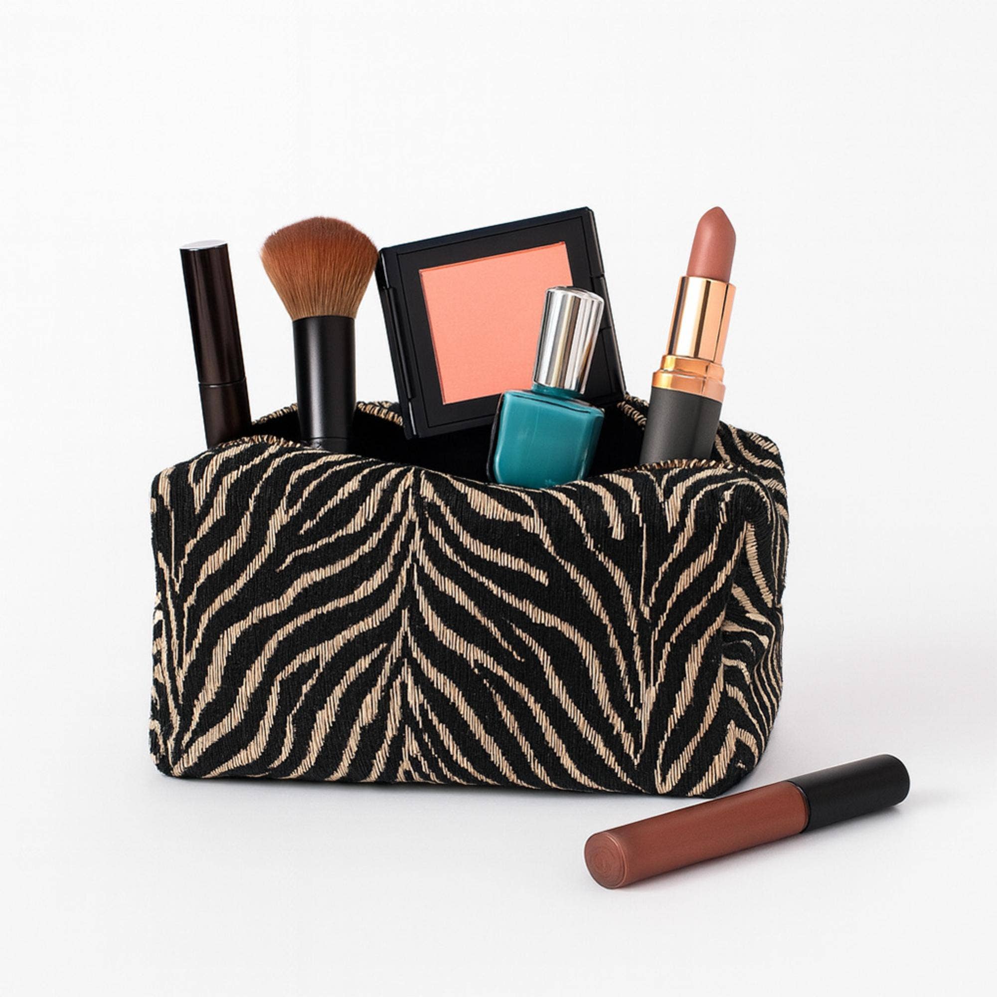 Zebra Cosmetic Pouch