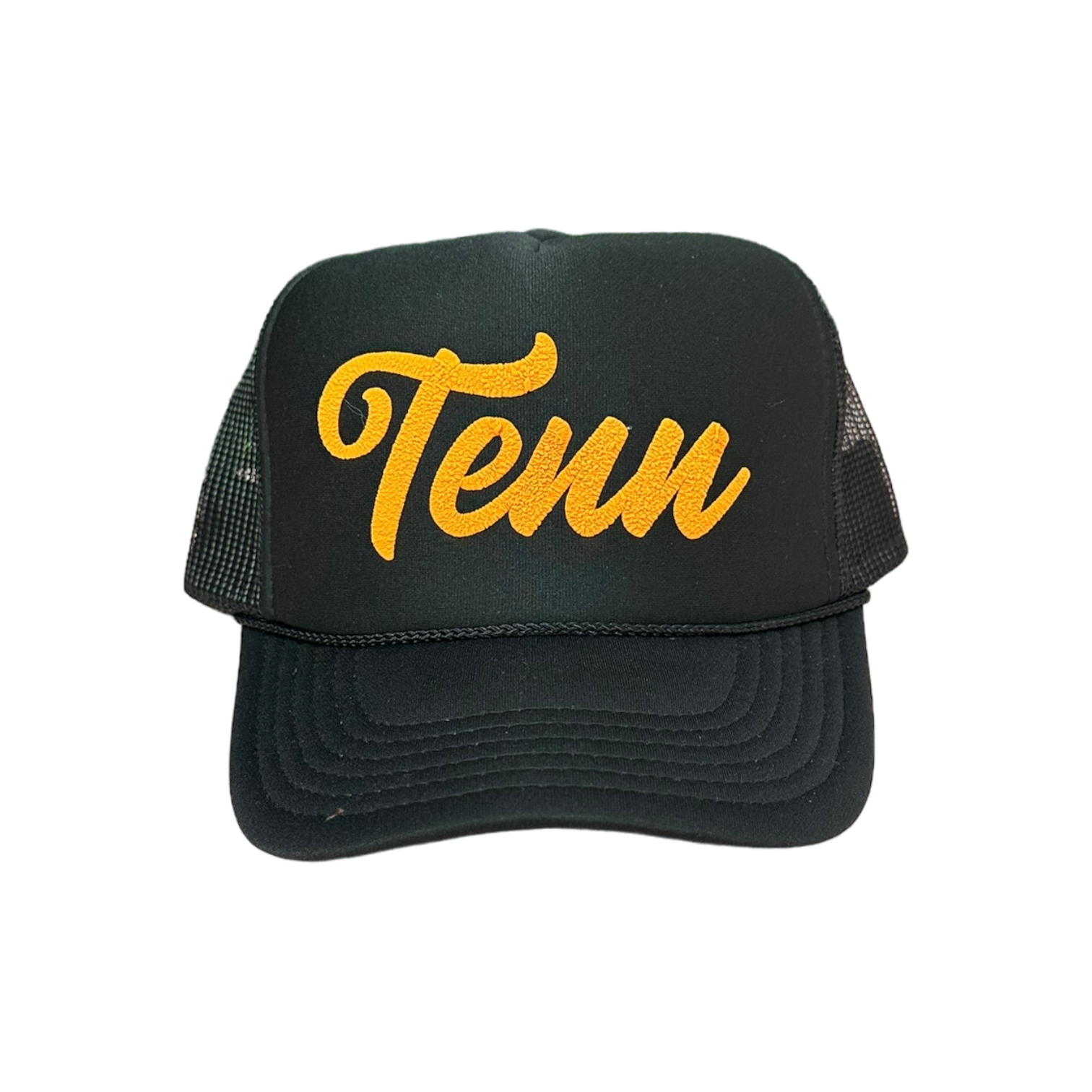 Tenn (orange puff) - Black Trucker 