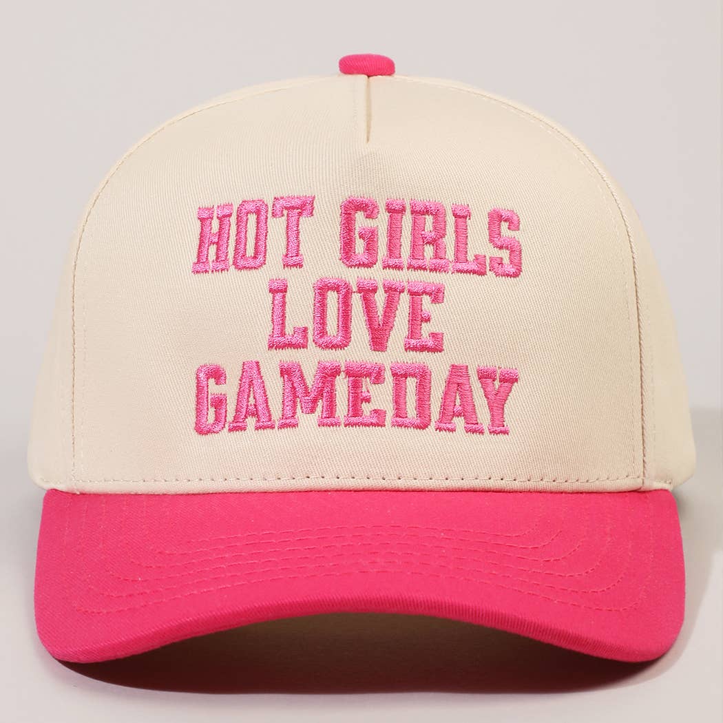 Pink Hot Girls Love Gameday Hat