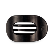 Flat Round Hair Clip | Large | Midnight Magic — rounded oval shape and bendable teeth for a secure yet gentle hold
