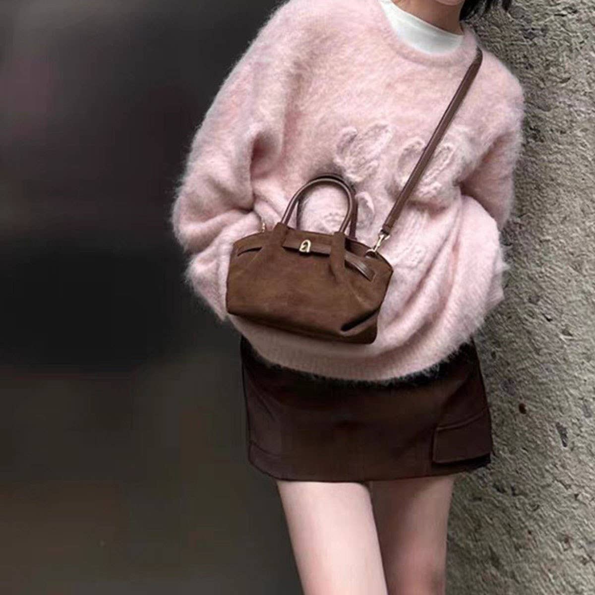 Brown Crossbody Shoulder Bag